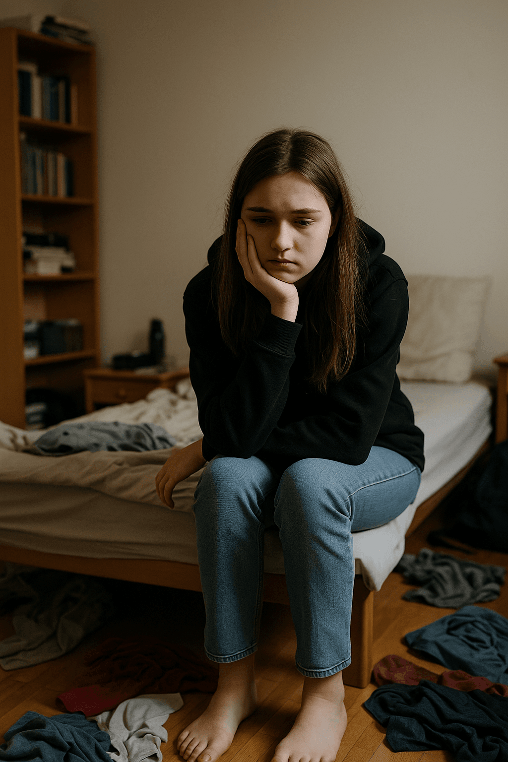 teenager frys respons mistrivsel